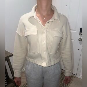 Abercrombie & Fitch Cream Jacket